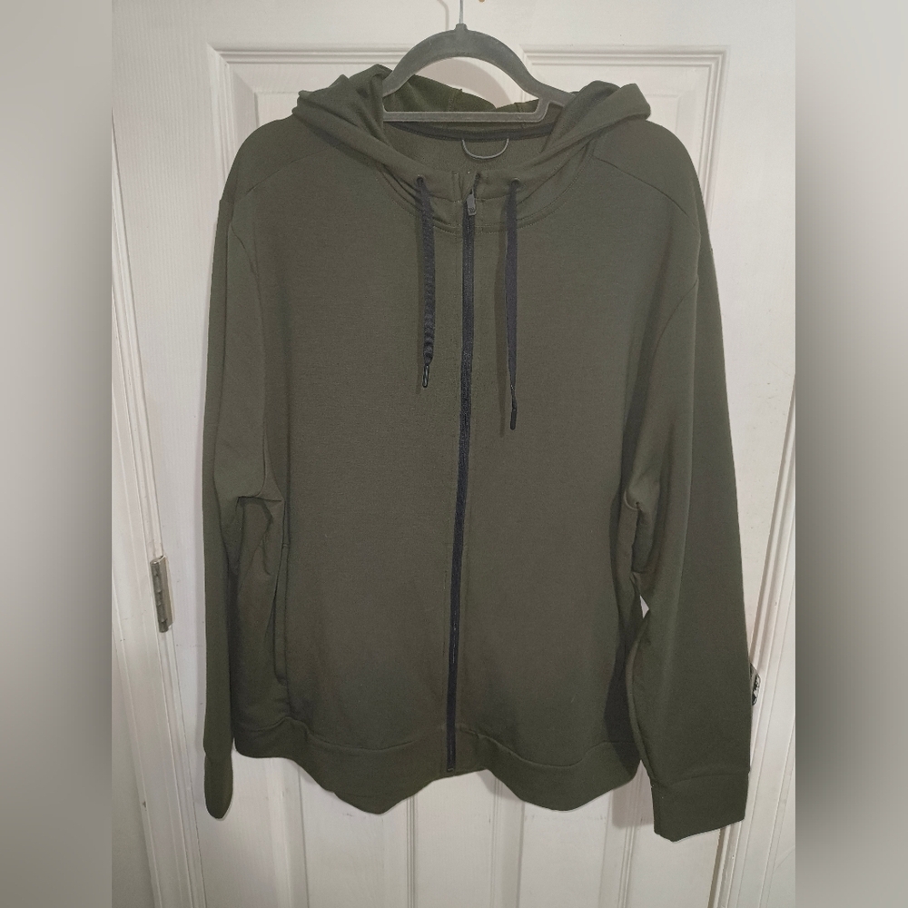 All in Motion Forest Green Men's Zip-Up Sweater